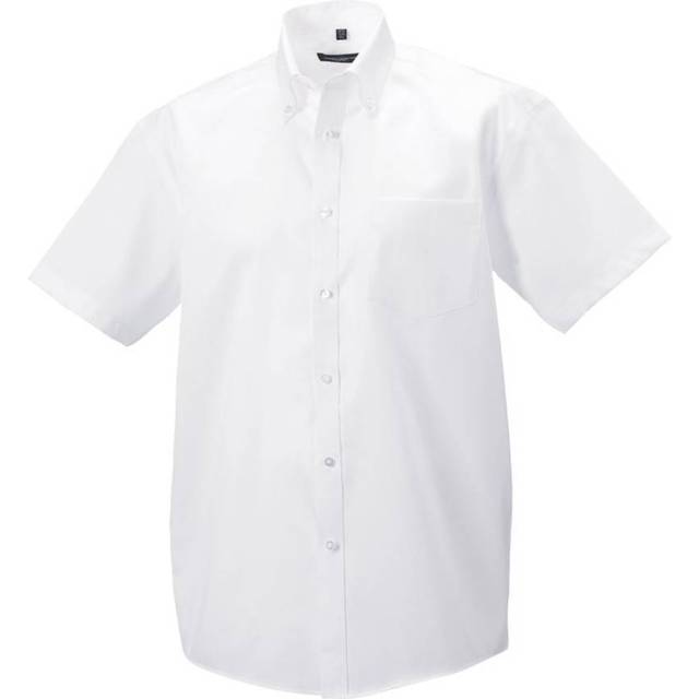 Russell collection mens short sleeve formal ultimate non-iron shirt bc1037