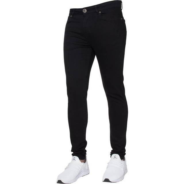 Enzo skinny jeans mens slim fit stretch flex denim trouser cotton pants uk sizes