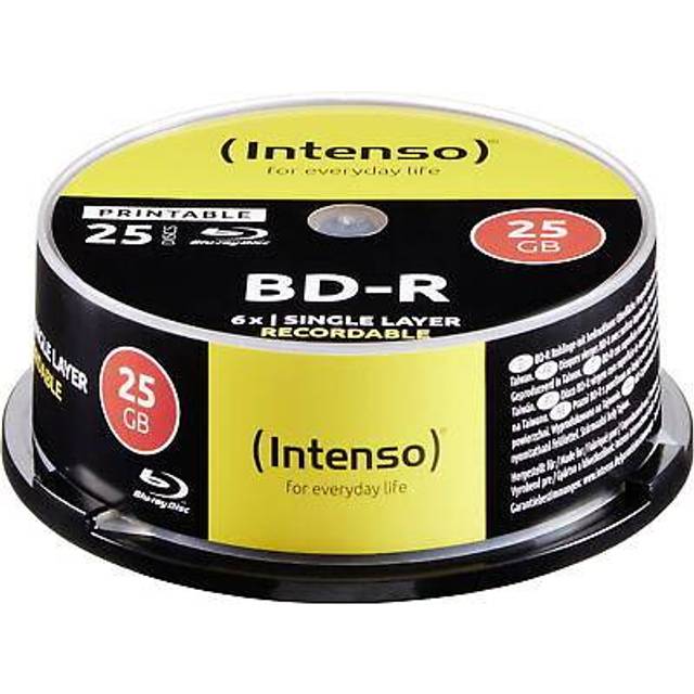 Intenso® Blu-Ray, 6x Speed, 25 GB - 25 st. (Printbar)