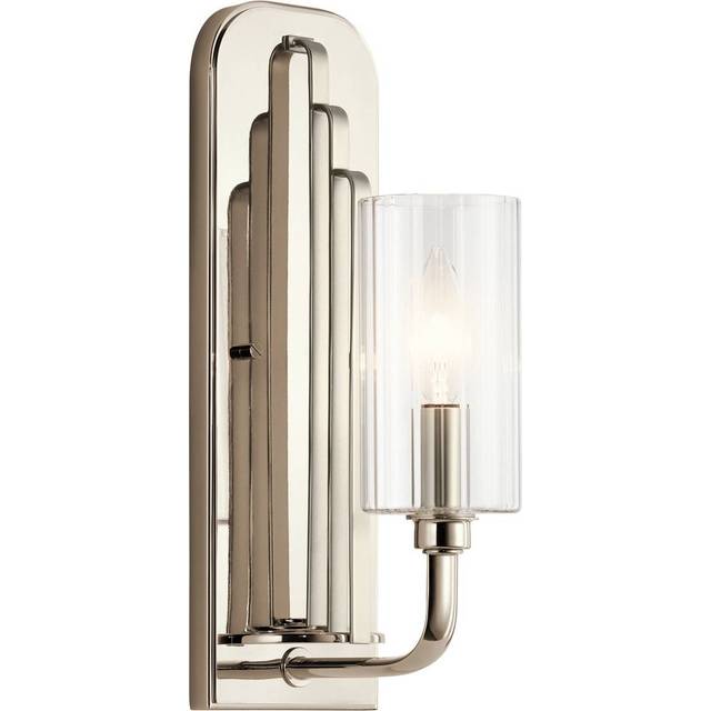 Kichler QN-KIMROSE1-PN Kimrose 1 Light Wall Light Polished Nickel