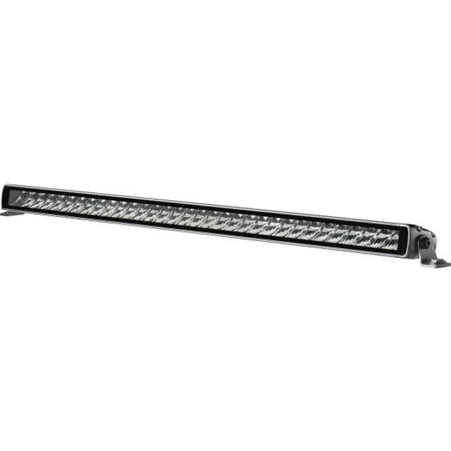 HELLA 1FJ 358 176-311 LED-Fernscheinwerfer - Black Magic Slim Lightbar 32" - 12/24V - Anbau - Kabel: 2000mm - Stecker: offene Kabelenden, 9.000 lm