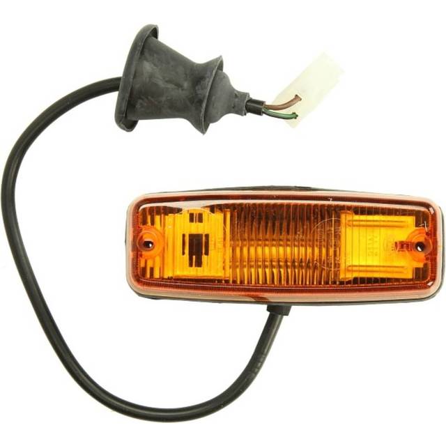 HELLA 2BM 002 847-021 Extrablinkers - Glödlampsteknik - 12V / 24V - ECE/SAE - Lyktglasfärg: gul - Höger/sidoinstallation