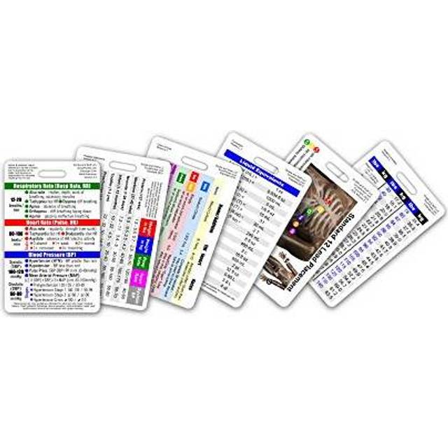 Mini CNA/MA/Tech Vertical Badge Card Set - 6 Cards