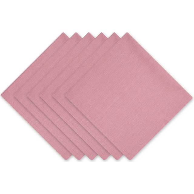 ROSE SOLID NAPKIN SET6