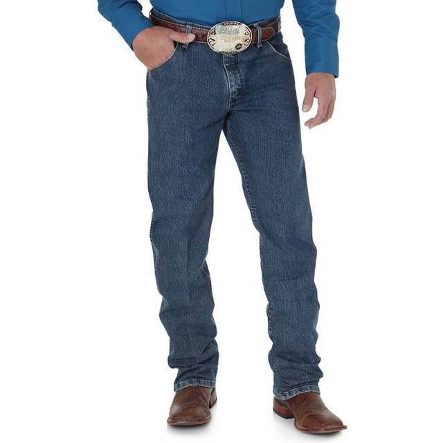 Wrangler Cowboy Cut Jeans för män, herrar, premium prestanda, avancerad komfort, normal passform, 36W / 36L
