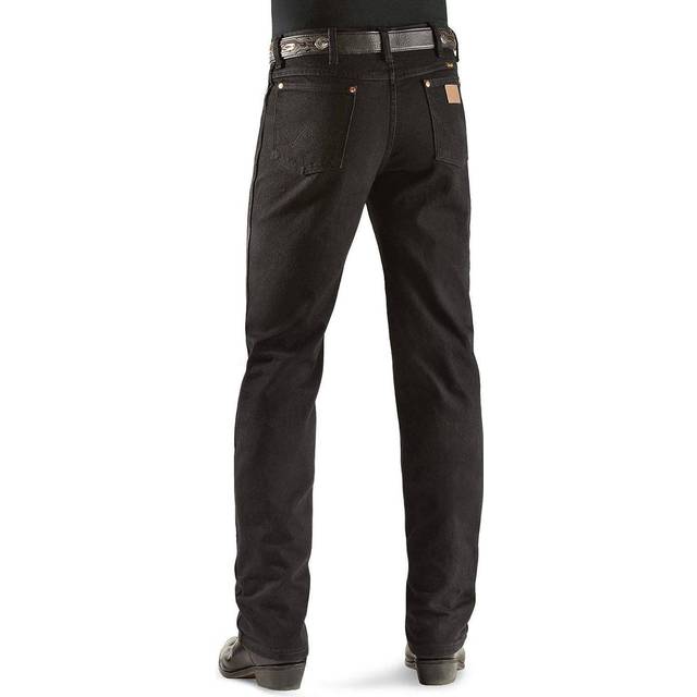 Wrangler Men's Cowboy Cut Slim Fit Jean  Shadow Black  31W x 34L