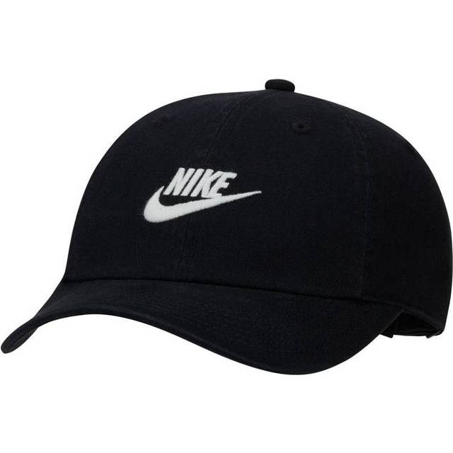 Nike Club Kids' Unstructured Futura Wash Cap - Black - Cotton - ONE SIZE