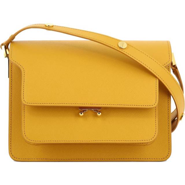 Marni, Taske, Dame, Orange, ONE SIZE, Uld, Stilfuld lædertaske til kvinder
