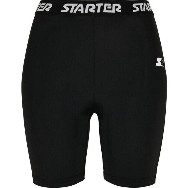 Starter black label damen ladies logo tape cycle shorts black