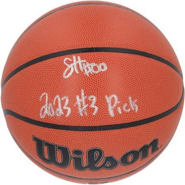 Scoot Henderson Portland Trail Blazers Autographed Wilson Authentic Series Indoor/Outdoor Basketball with "2023 #3 Pick" Inscription