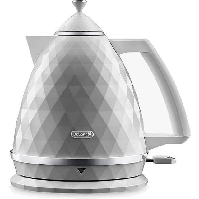 De'Longhi Simbolo Electric Kettle In White 1.7L - KBJX3001.W