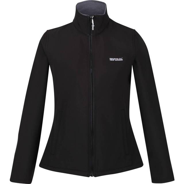 (12 UK, Black) Regatta Womens/Ladies Connie V Softshell Walking Jacket
