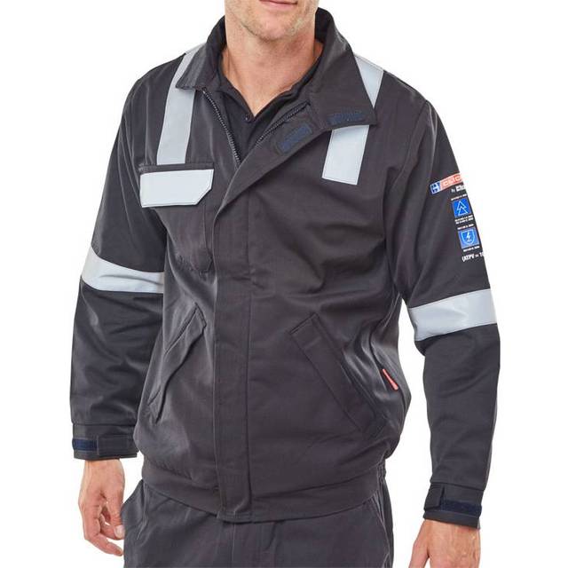 Beeswift NAVY ARC WOVEN JACKET LGE - navy blue