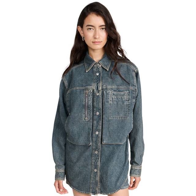 Isabel Marant Pearl denim jacket - blue (UK 8)