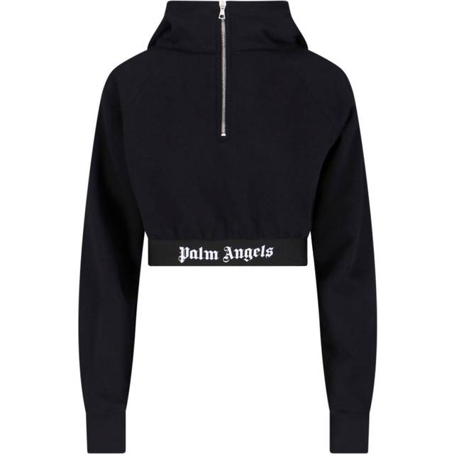 Short Zip Hoodie with Logo