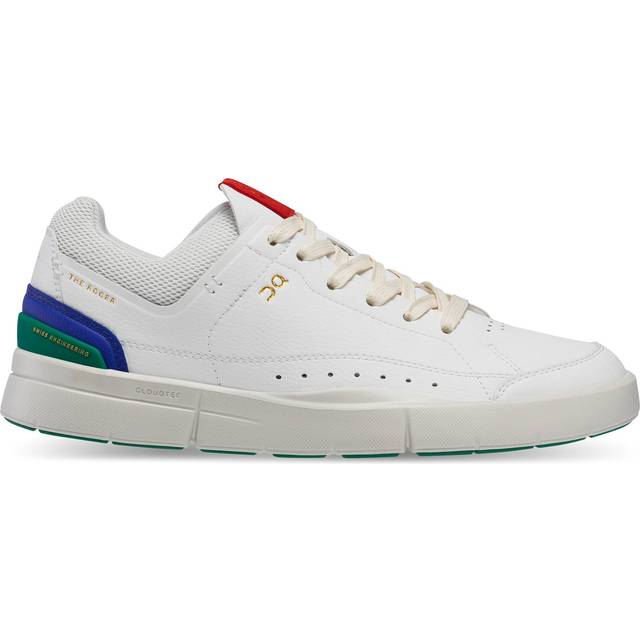 On The Roger Centre Court Synthetic Leather Women's Low-Top Trainers - White Emerald - UK 3