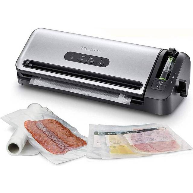 FoodSaver Food Sealer Vacuum Sealer Machine with Roll Storage