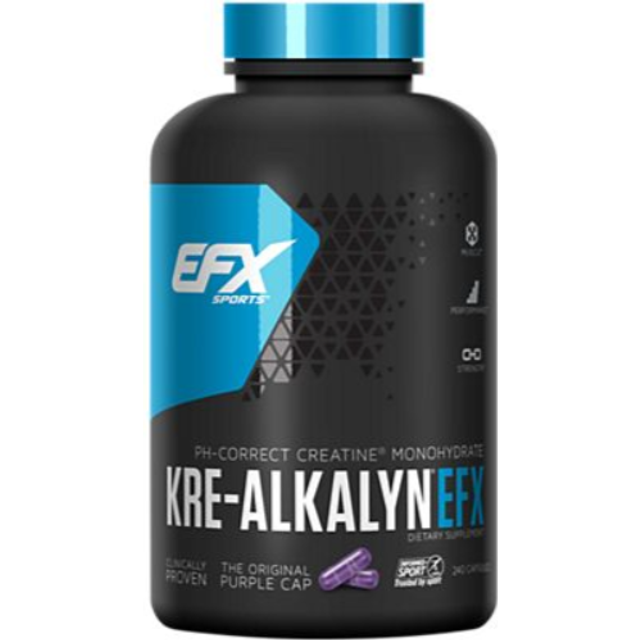 EFX Sports  Kre-Alkalyn EFX  240 Capsules (750 mg per Capsule)