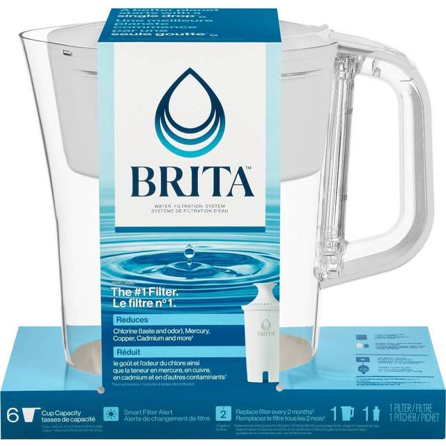 "Brita SOHO White 5 cup Water Pitcher  11.1 x 9.5 x 4.6""""  White"