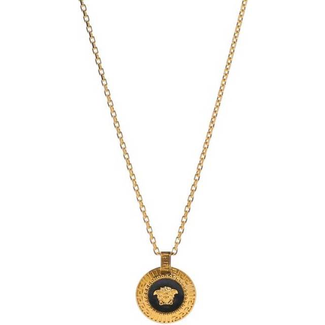 Versace, Accessoarer, Dam, ONE Size, Svart Metall Ikon Halsband - black (ONE SIZE)
