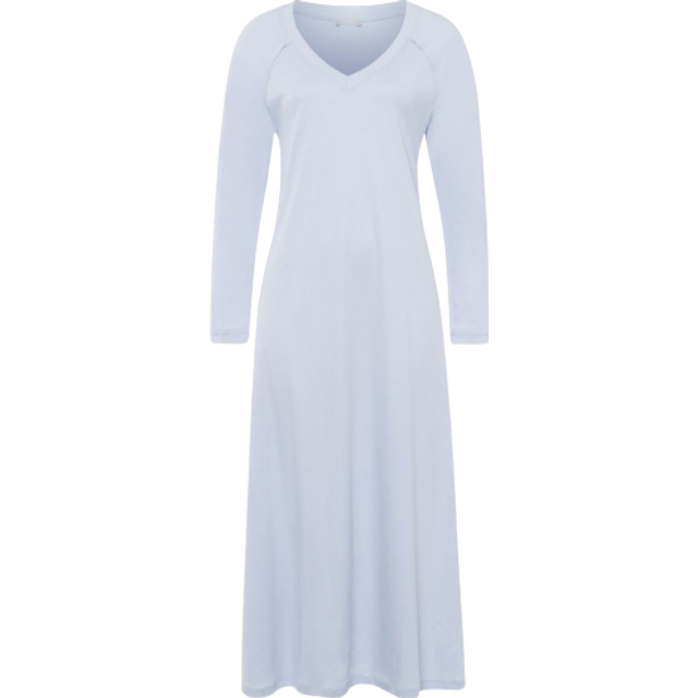 Pure Essence Long-Sleeve Nightgown - BLUE GLOW - Medium