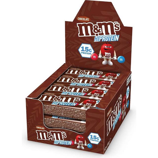 Mars Hi-Protein Bars | 12 Bars | 15g Protein | 51g Bars | M&M's Flavour