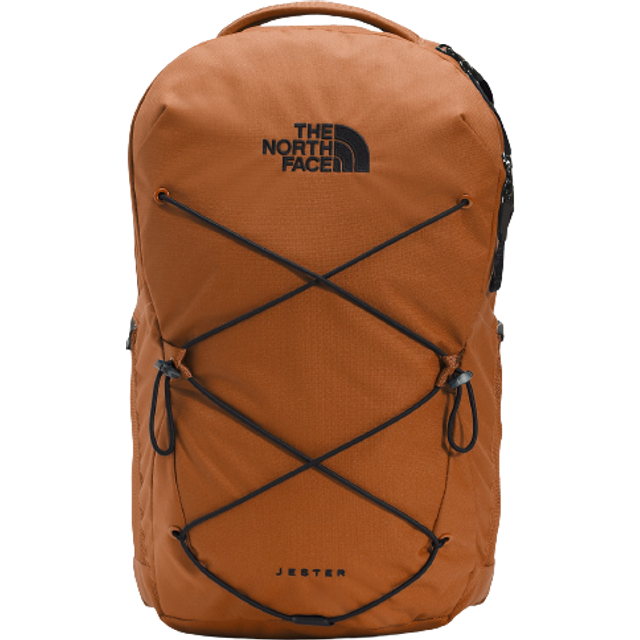 THE NORTH FACE Jester Everyday Laptop Backpack  Leather Brown/Tnf Blac