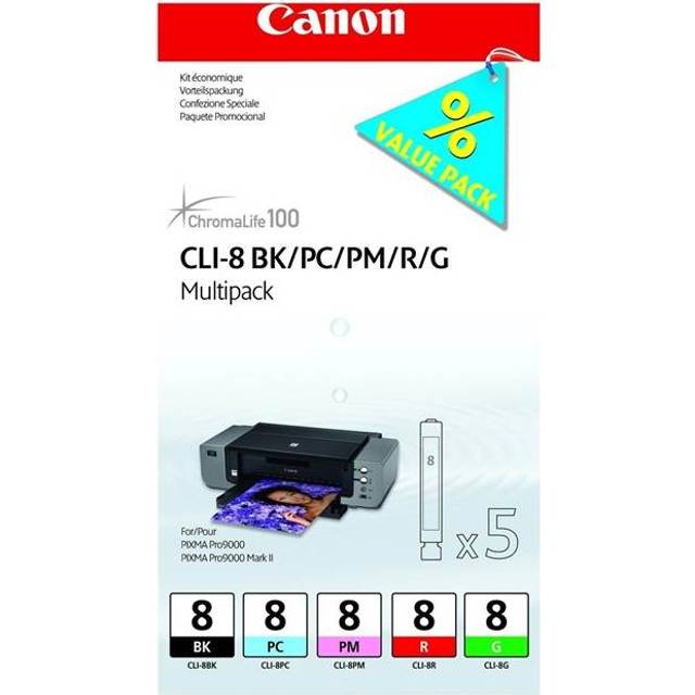 Canon CLI-8 BK/PC/PM/R/G Multi Pack