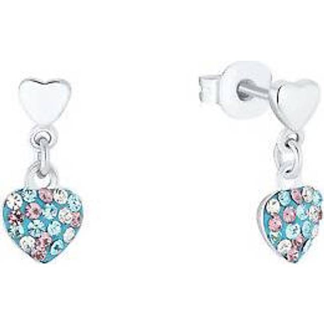 Prinzessin Lillifee 925 Sterling Silver Flickor Barnsmycken med Preciosa Purple Heart Kommer i smycken presentförpackning, liten, Sterling Silver, Ingen ädelsten