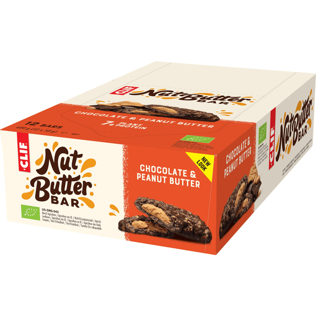 Clif Nut Filled Energy Bar - Peanut Butter 50g x12