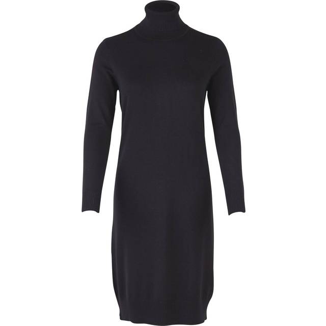 Saint Tropez Women's MilaSZ Rollneck Dress Plain in Black | Size: Medium