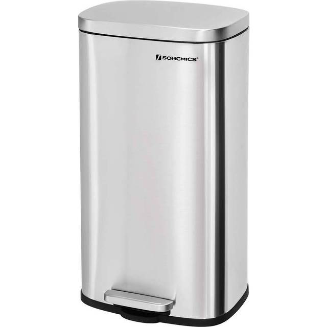 Kitchen Pedal Rubbish Bin, Silver