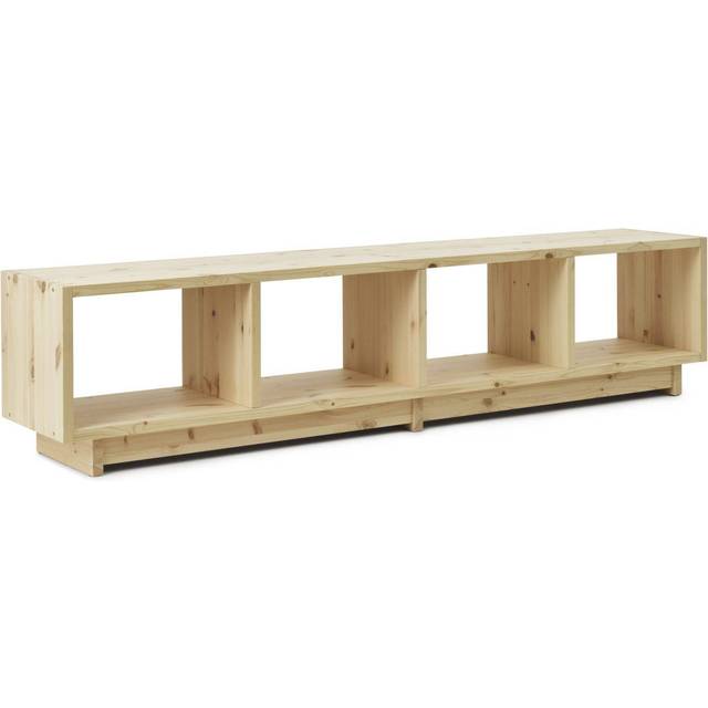 Normann Copenhagen - Plank Bookcase Low - Reol - Pine - Low - W220 x H50.5 x D40 cm