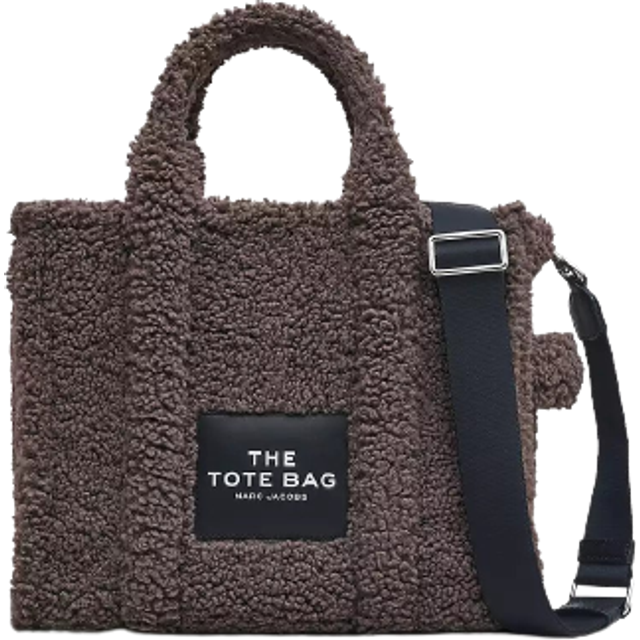 Marc Jacobs The Medium Teddy Faux Shearling Tote Bag - Grey