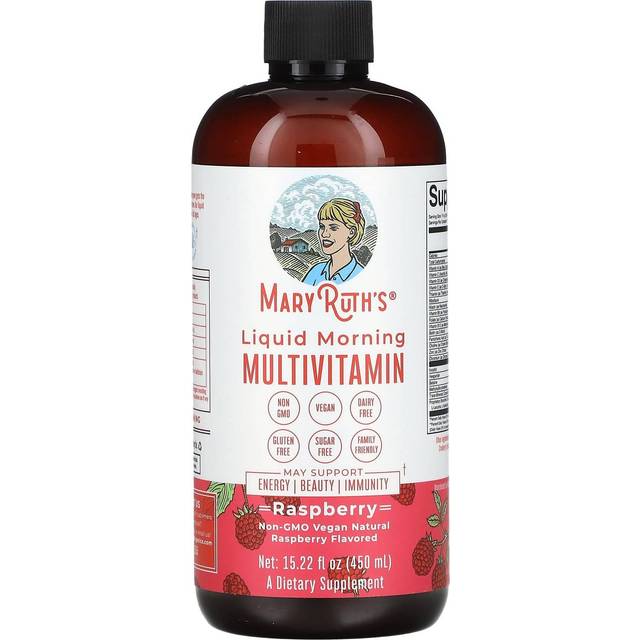 MaryRuth's  Liquid Morning Multivitamin  Raspberry  15.22 fl oz (450 ml)