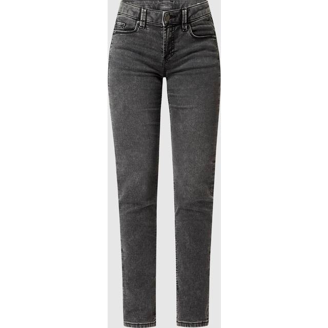 ESPRIT Damer 992EE1B365 jeans, 912/svart medium wash, 27/34
