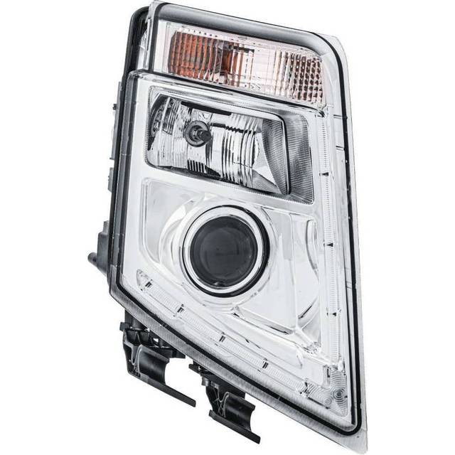 HELLA Strålkastare 1EL 010 478-101 Höger H7/H7, LED, PY21W Halogen, DE 24 för högertrafik VOLVO: FH, FM