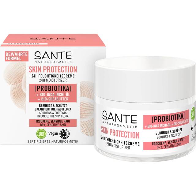 BIO-Cream Skin Protect for dry and sensitive skin 24g Protection and Moisturizing with Inca Inchi and probiotics SANTE 50 ml