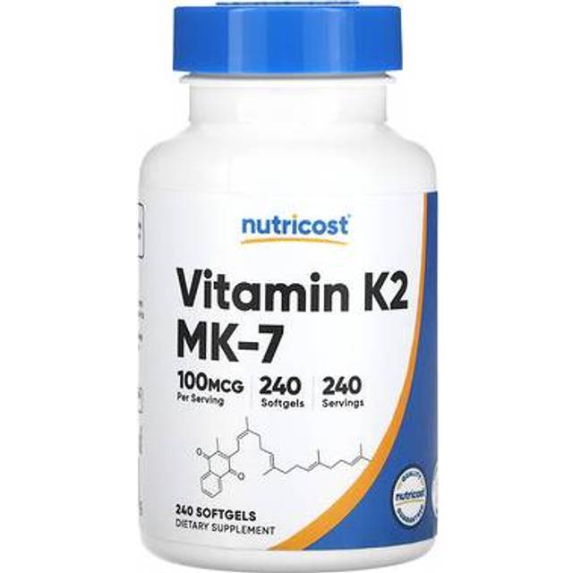 Nutricost  Vitamin K2  100 mcg  240 Softgels
