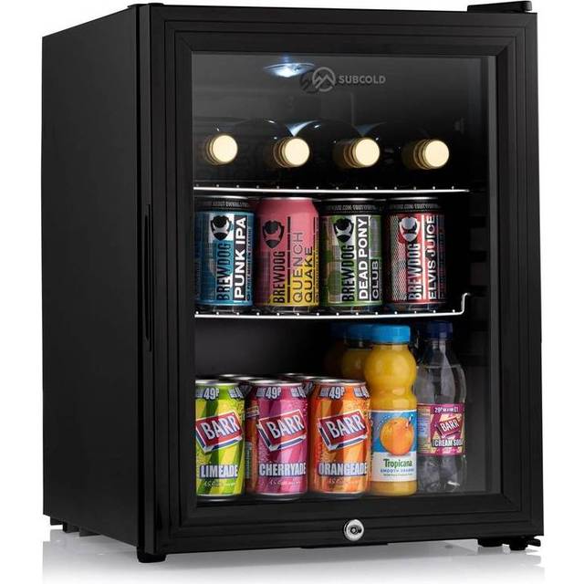 Subcold Super 35 Led Drinks Fridge - Black - One Size