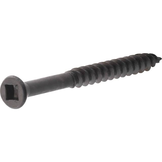 "Hillman 47312 Square Drive Black Phosphate Trim Screws #6 x 1-5/8"""""