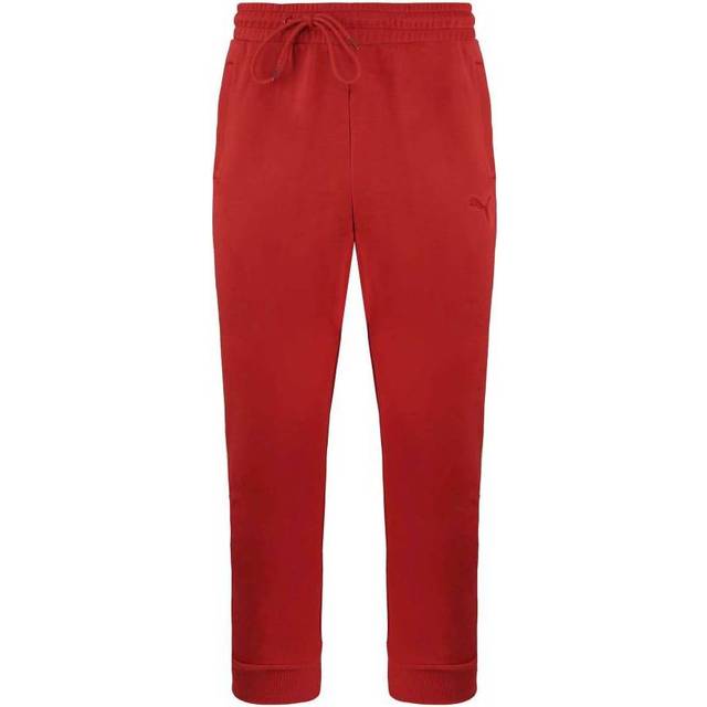 Puma x Michael Lau Stretch Waist Red Womens Taping Track Pants 530366 22 Cotton - Size X-Large