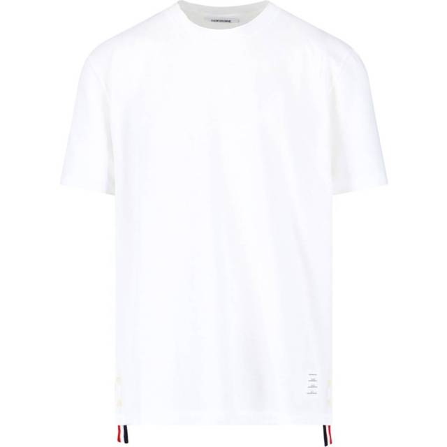Golden Goose-Logo T Shirt Bianco/Nero-Uomo - White/Black - XXL