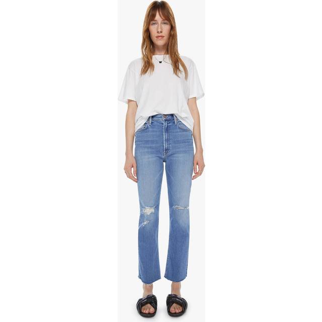 Mother High-Waist Rider Party Like A Pirate Ankle Fray Jean
