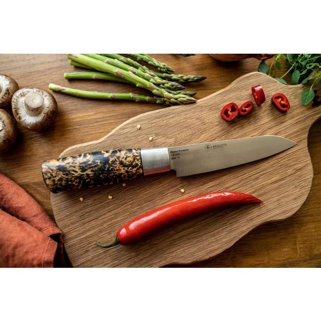 Brusletto Hunter Premium Chef mini grönsakskniv 25,5 cm - Beige