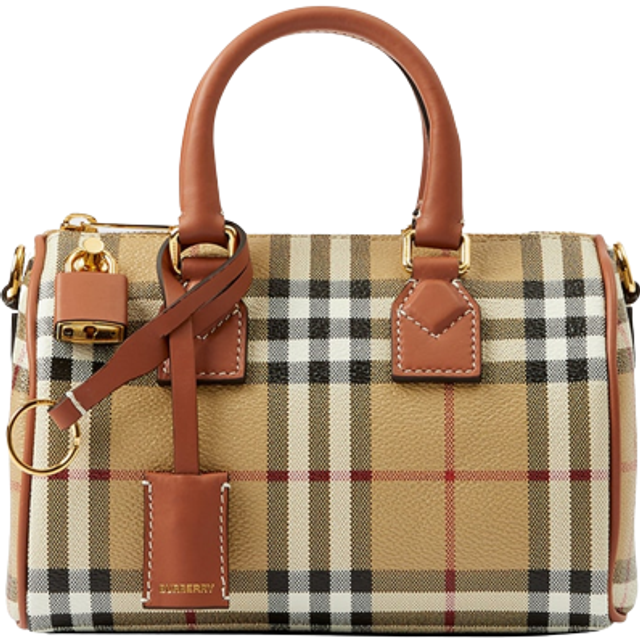 Burberry Burberry Check Mini canvas tote bag
