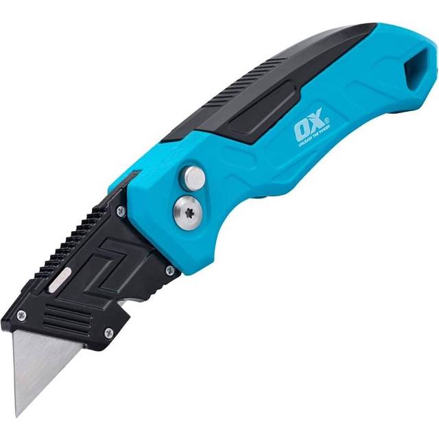OX Pro Heavy-Duty Fixed Blade Folding Knife - 3 Blades