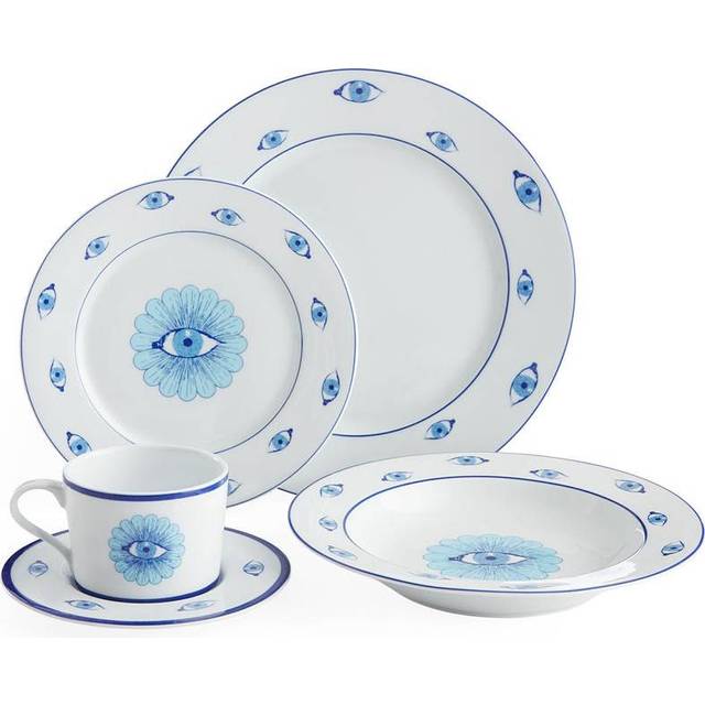 Jonathan Adler Kit Druggist 5Pc Dinner Set
