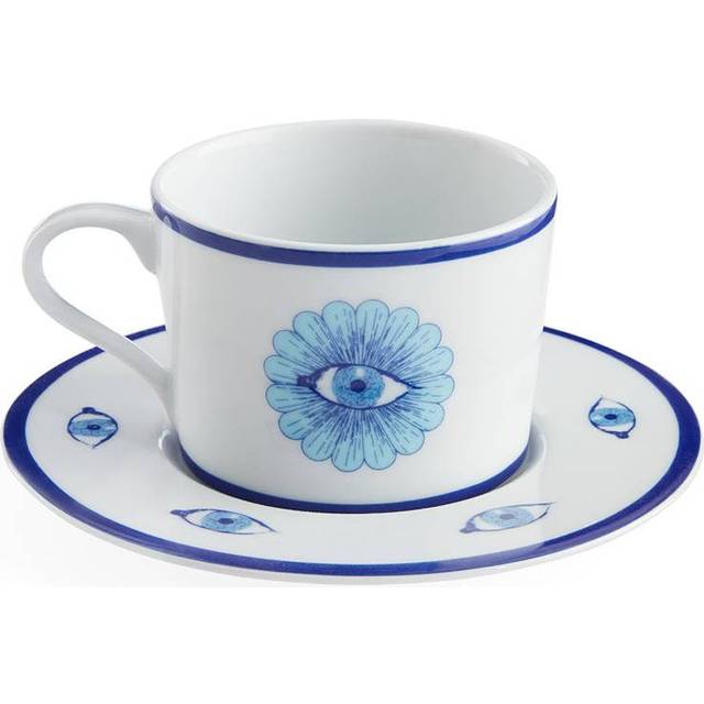 Jonathan Adler Kit Druggist Teacup/Saucer