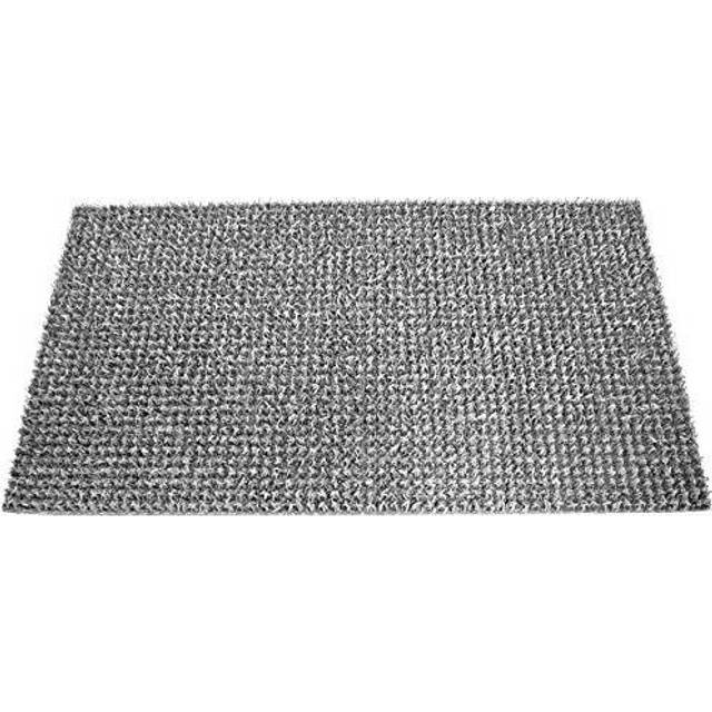 Skrapmatta Astro Turf Standard Silvergrå 40x70cm